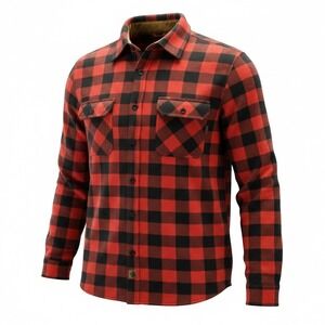 LEGENDARY WHITETAILS Mens Lumberjack Buffalo Plaid Fleece Lined Shirt Jacket XL